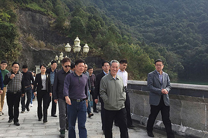 國家水利部總規(guī)劃師張志彤到清涼山水庫調研